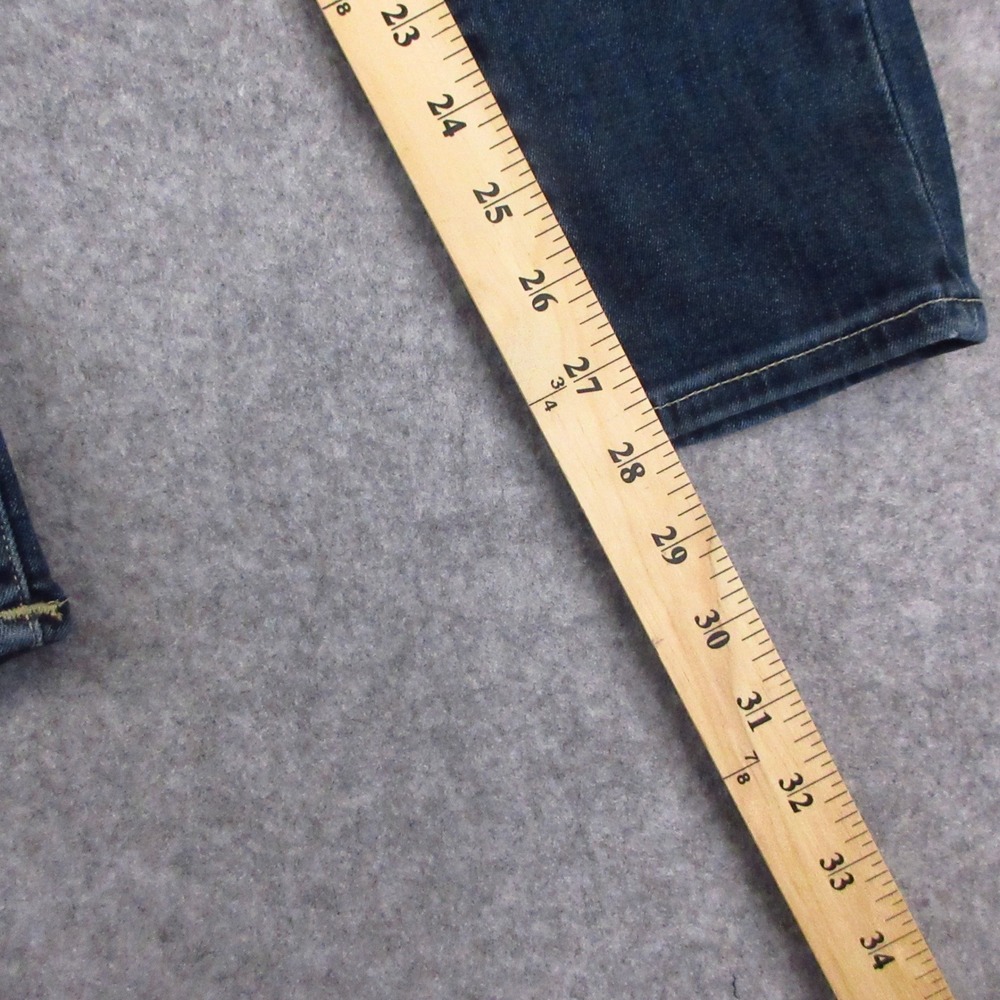 True Religion Jennie Curvy Jeans Women 32 Blue Skinny Mid Rise Stretch Denim EUC - Picture 8 of 12